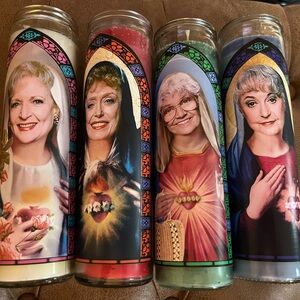 Set of 4 Iconic Golden Girls Prayer Candles